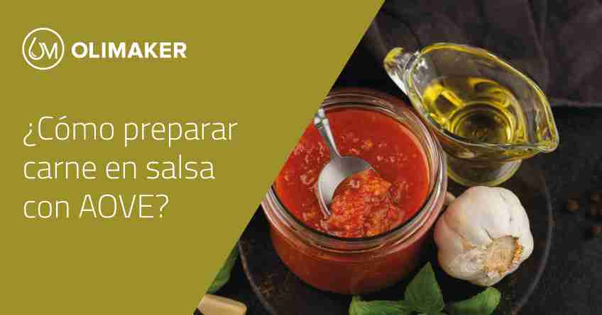 ¿Cómo preparar carne en salsa tradicional con AOVE?